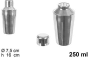 SHAKER IN METALLO 250 ML