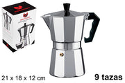 CAFFETTIERA IN ALLUMINIO 9 TAZZE