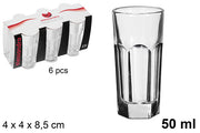 PACK 6 BICCHIERINI DA LIQUORE IN CRISTALLO CASABLANCA ALTA 5