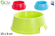 COMEDERO MASCOTA REDONDO 20X9CM
