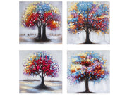 QUADRO ALBERO SERGI 80X80X3CM 4 ASSORTIMENTI