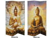 PARABAN 3 FOGLIE BUDDHA ILLUMINATO 114X180X2,5 CM