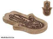 VASSOIO PER LE MANI HAMSA 14X9,5X1,5CM