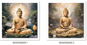 DIPINTO DI BUDDHA DIPINTO A MANO 80% 2SRT 100X100X
