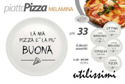 P.PIZZA MELAM.100% AS. 33CM 16130-WW
