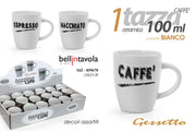 TAZZINA 100ML BIA.AS 23625/W