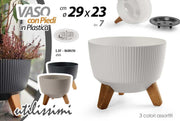 LIF/VASO 7L PLAST ASS 29*29*23CM 496