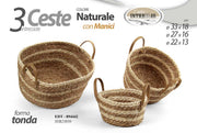 EDT/S/3 CESTINI TONDI MANIC NAT SYB23050
