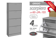 PUR/SCARP 4 GRIGIA 63x24x155 18P13-4-G