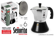 MOKA INDUZIONE 6 TAZZE 300ML KPF-6