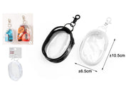 BORSA COSMETICA TRASPARENTE 6.5*3.6*10.5cm