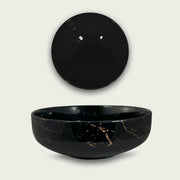MARBLE BLACK BOWL CM24 H8 956253