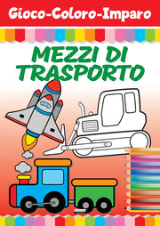 GIOCO COLORO IMPARO - MEZZI TRASPORTO 16/A