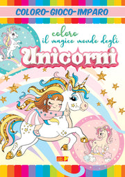 GIOCO COLORO IMPARO - UNICORNI 16/B