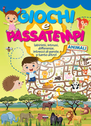 GIOCHI E PASSATEMPI  ANIMALI BLU 64