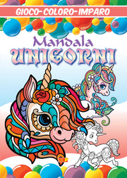 GIOCO COLORO IMPARO - MANDALA UNICORN 16/C
