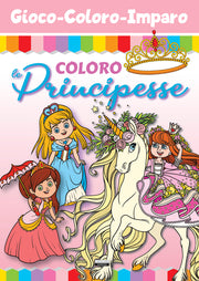 GIOCO COLORO IMPARO - PRINCIPESSE 16/A
