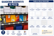 Quaderno Maxi Bm 21 Fogli 80 Gr Mix Girl 1R - 10 pz