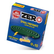 Spirali profumate AIRFRESH con supporto metallico alla citronella 10 pz