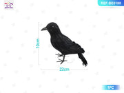 CORVO NERO SPAVENTOSO DI HALLOWEEN 1PC