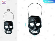 TESCHIO NERO DI HALLOWEEN 1PC