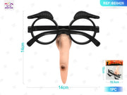 NASO FINTO CON OCCHIALI HALLOWEEN 1PC