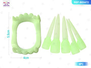 639 CHIODI E DENTI A VENTOSA 6 PEZZI