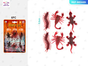 DECORAZIONI SPOOKY ANIMAL DI HALLOWEEN 6PC