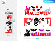 ADESIVO IN GELATINA DI HALLOWEEN (MISTO 3 TIPI) 1PC