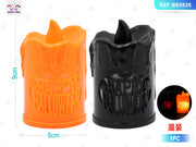 LAMPADINA HAPPY HALLOWEEN A FORMA DI CANDELA 1PC