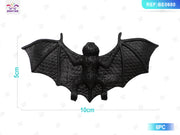 DECORAZIONI DA PIPISTRELLO NERO DI HALLOWEEN 6PC