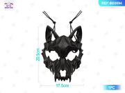 MASCHERA NERA DA LUPO MANNARO PER HALLOWEEN 1PC