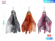 CIONDOLO DI FANTASMA PER HALLOWEEN (MISTO VIOLA/GRIGIO/ARANC