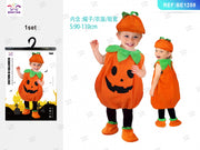 SET COSTUME DA ZUCCA DI HALLOWEEN PER BAMBINI