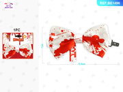 PAPILLON BIANCO INSANGUINATO DI HALLOWEEN 1PC