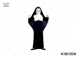 COSTUME DA SUORA PER ADULTI DI HALLOWEEN 1 SET