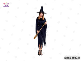 COSTUME DA STREGA PER ADULTI DI HALLOWEEN 1 SET