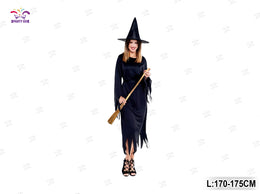 COSTUME DA STREGA PER ADULTI DI HALLOWEEN 1 SET