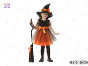 VESTITO DA STREGA PER BAMBINI DI HALLOWEEN 1 SET