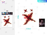 ADESIVI PER TATTUAGGI DI HOLLOWEEN 1PC