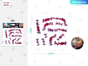 ADESIVI PER TATTUAGGI DI HOLLOWEEN 1PC