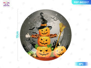 PIATTO DI CARTA DI HALLOWEEN DA 7 POLLICI 8 PZ