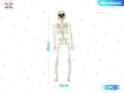 SCHELETRO BIANCO DI HALLOWEEN (CON DUE GAMBE) 1PC