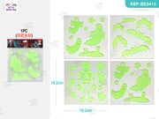 ADESIVI IN GEL DI HALLOWEEN (MIX DI 4 TIPI, CONFEZIONE MEDIA