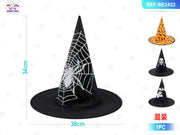 CAPPELLO TRIANGOLARE STAMPATO DI HALLOWEEN (4 MODELLI MISTI)