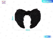 ALI D''''ANGELO CON PIUME NERE 1 PZ