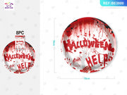 PIATTI DI CARTA DI HALLOWEEN DA 7 POLLICI (8 PEZZI)