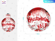 PIATTI DI CARTA DI HALLOWEEN DA 9 POLLICI (6 PEZZI)
