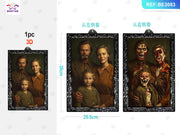 CORNICE 3D SPAVENTOSA DI HALLOWEEN SPESSA 1PC