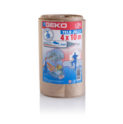 BOBINA EDILIZIA LDPE 4 X 10 MT 80 MY AMBRA CON ETICHETTA
